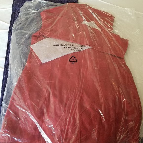 Sundance genuine leather peacoat, small, red - Picture 4 of 5